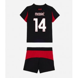 AC Milan Luka Modric #14 Thuis tenue Kids 2025-26 Korte Mouw (+ Korte broeken)